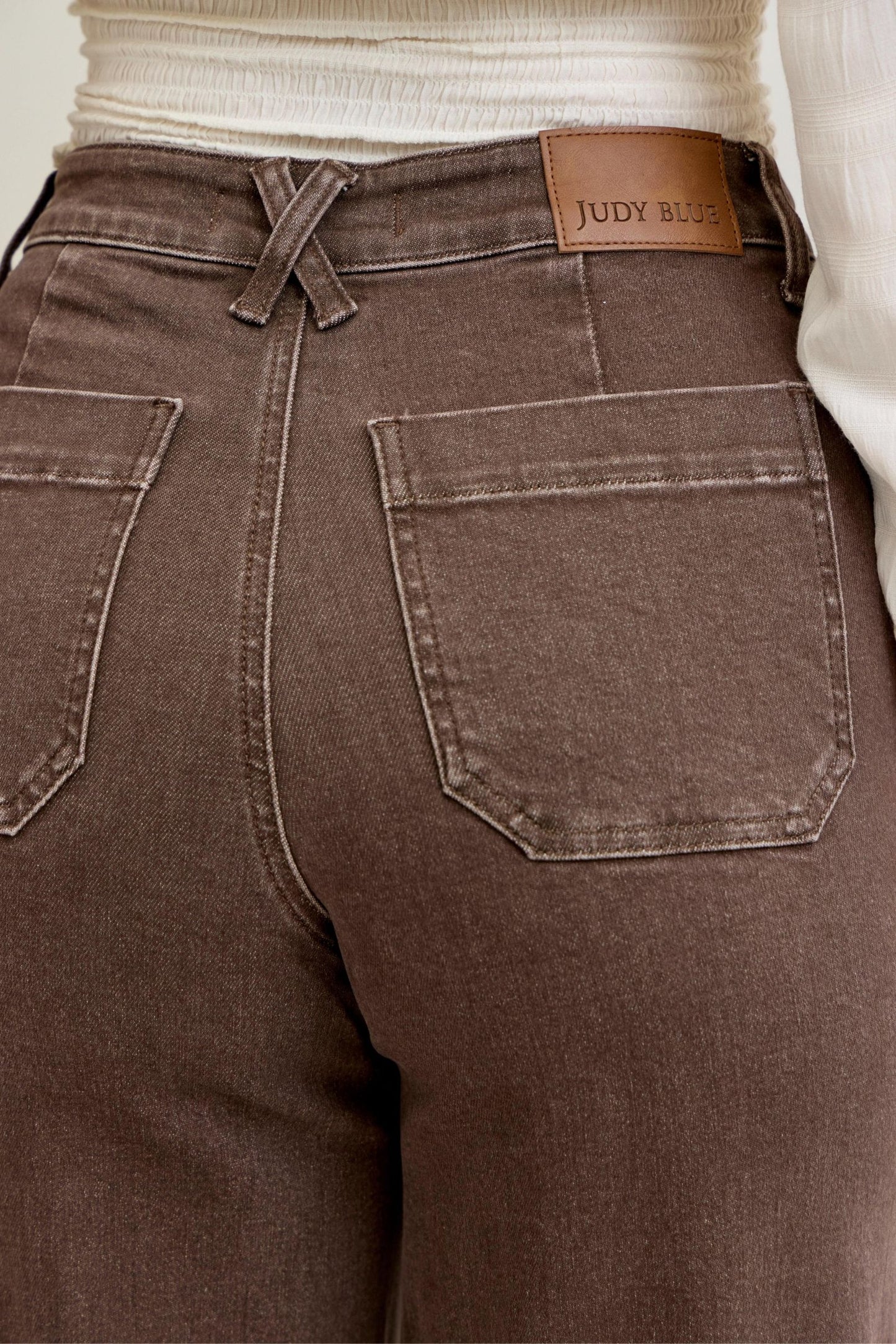 Judy Blue HW Retro Yarn Dyed Pocket Jeans