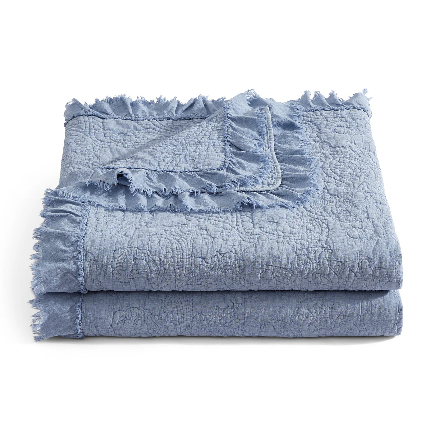 SADIE STONEWASHED PAISLEY
RUFFLED QUILT SET