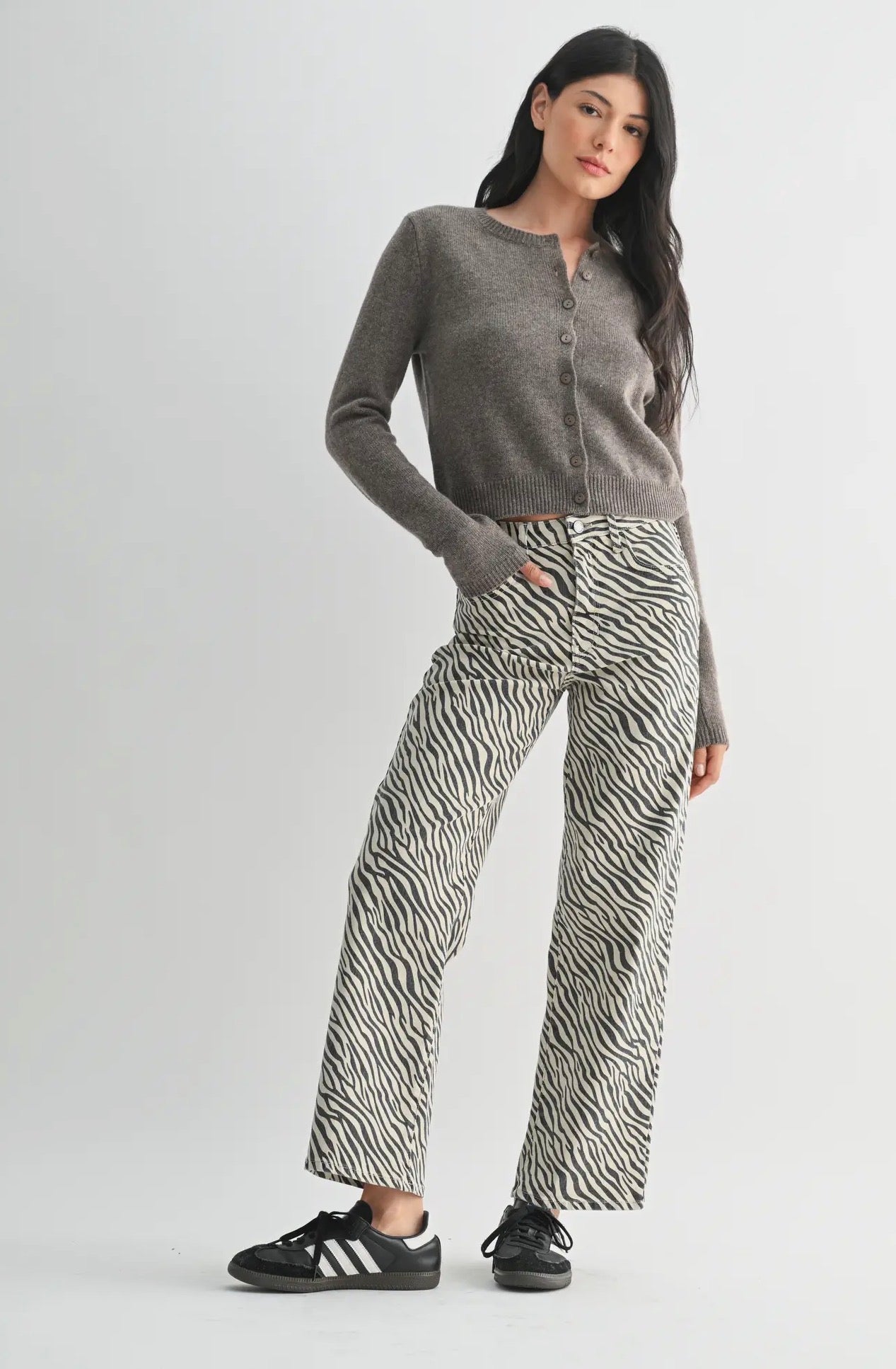 Zebra - High Rise Vintage Straight