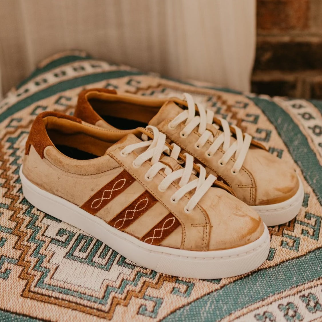 Sheridan Game Day Tennis Shoe - Rust