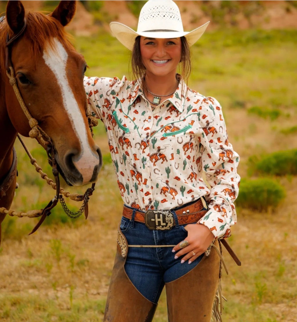 Performance Buckinghorse LS Pearl Snap
