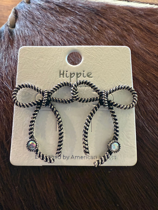 Rope Bow Earrings