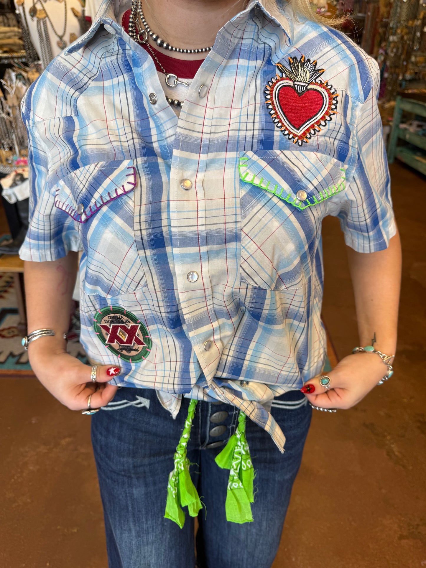 Vintage Patch Pearl Snap