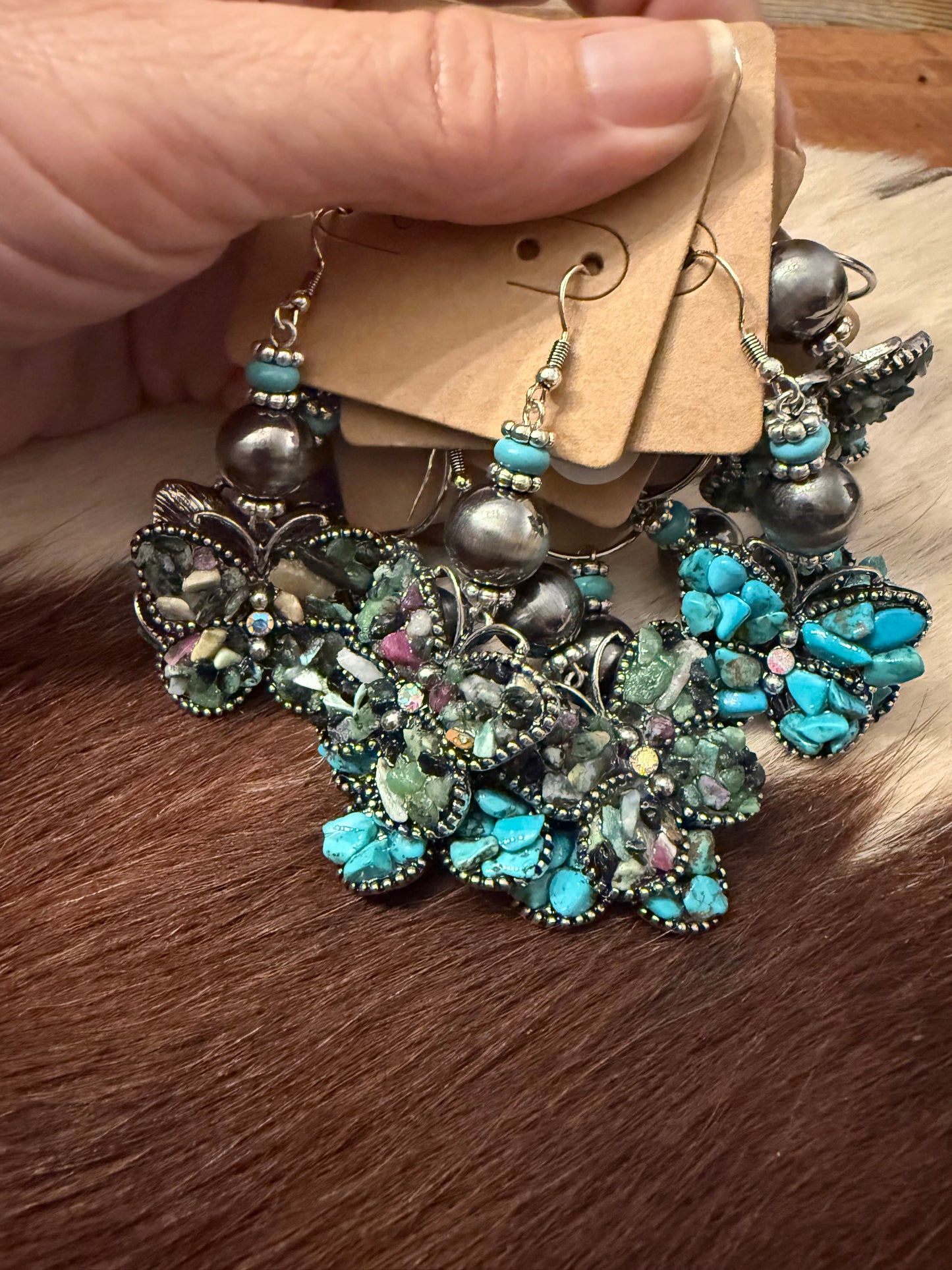 Butterfly Blue Earrings