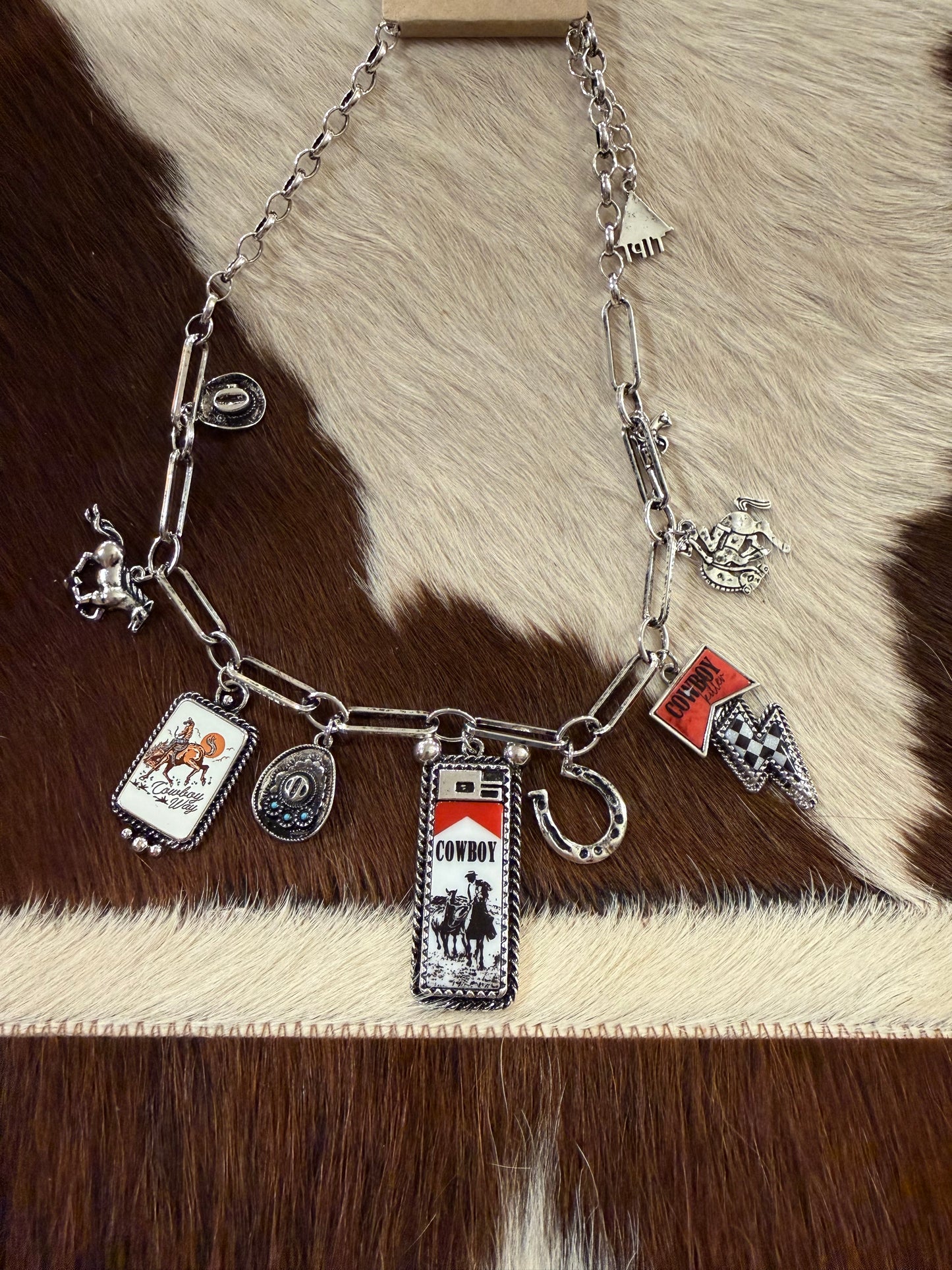 Cowboy Way Charm Necklace