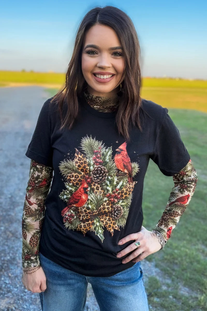 CHRISTMAS IN THE PINES TEE