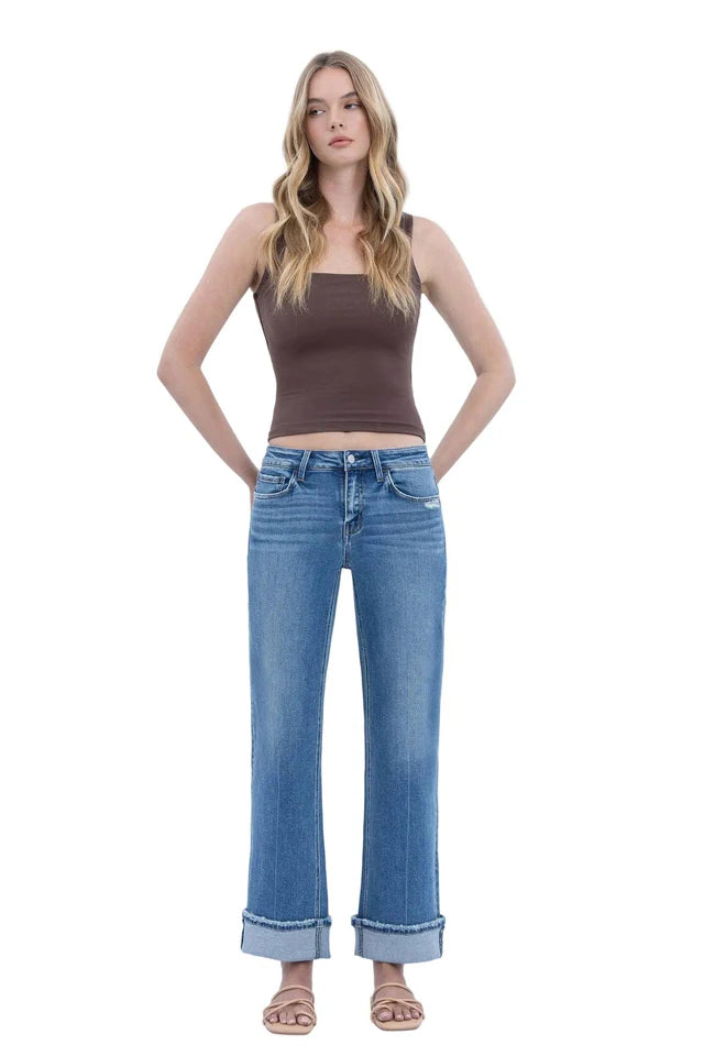 Vervet Delicate Gleam Mid Rise Jeans