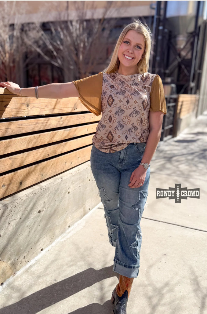 Rowdy Ranchin Top