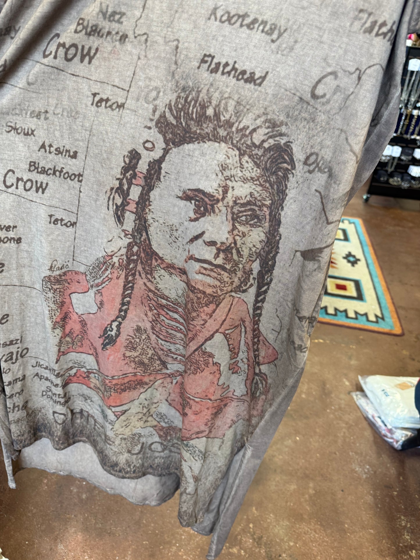 T-Shirt Dress with Map