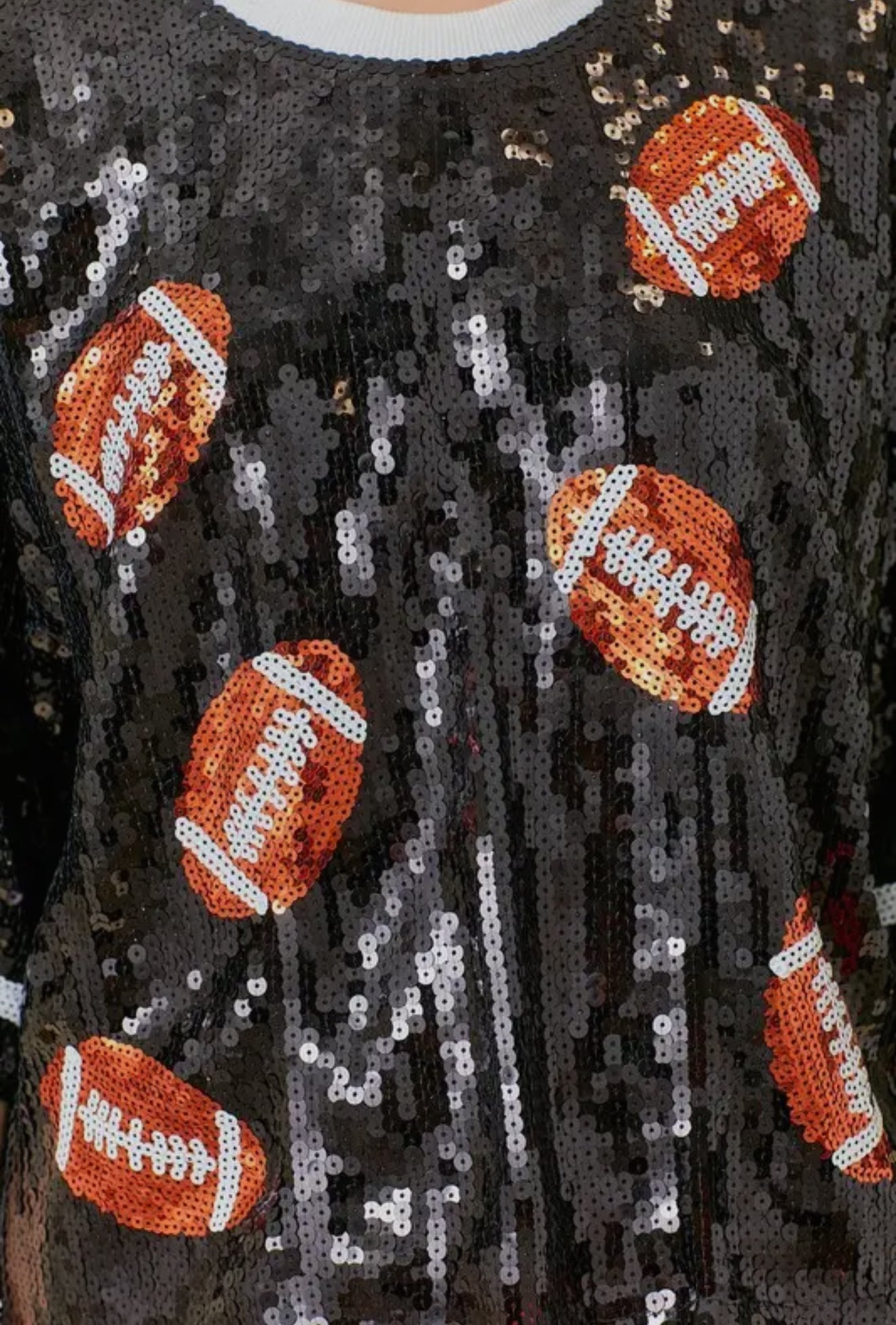 Football Sequin Top