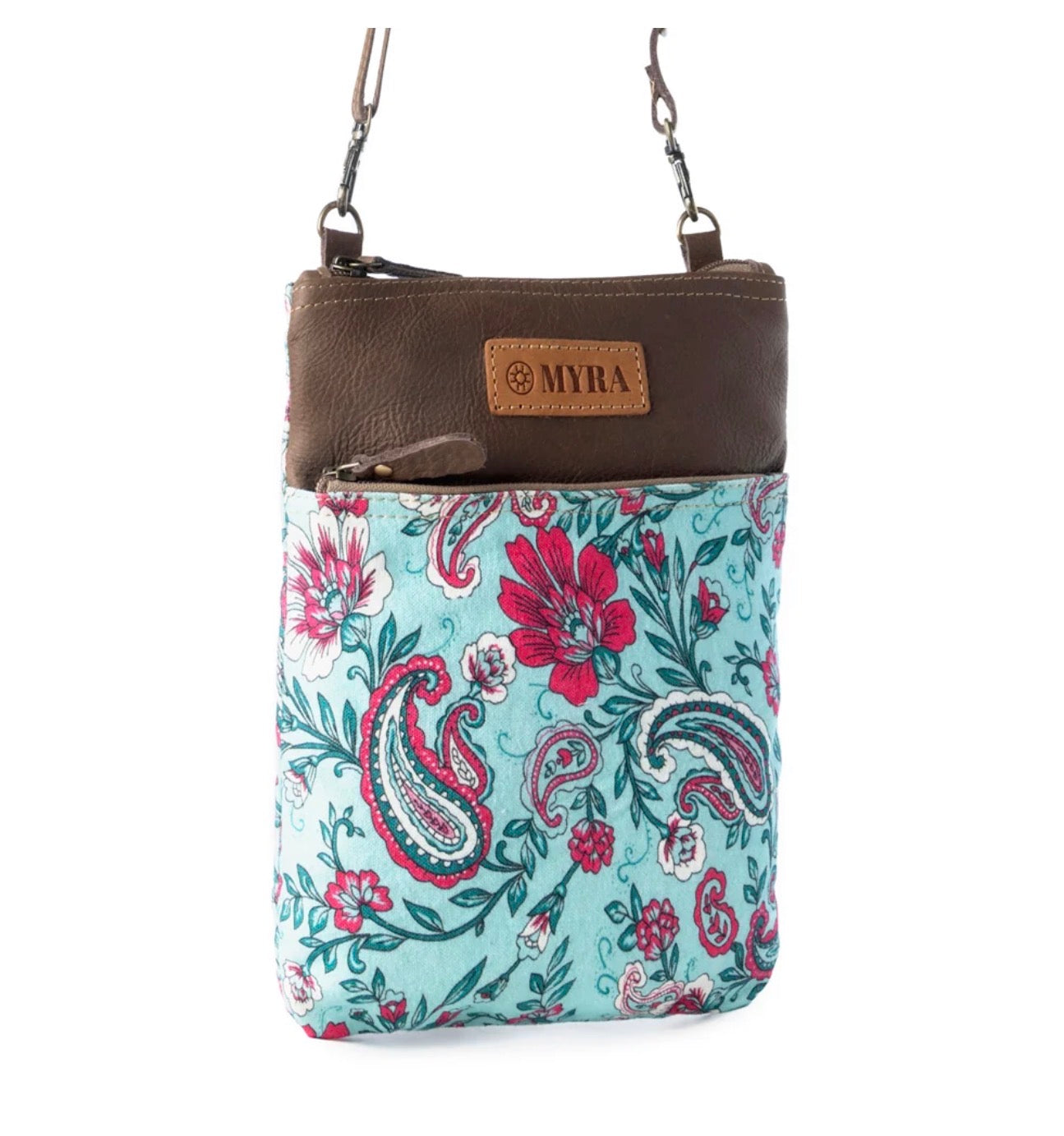 Paisley Spring Floral Crossbody Bag