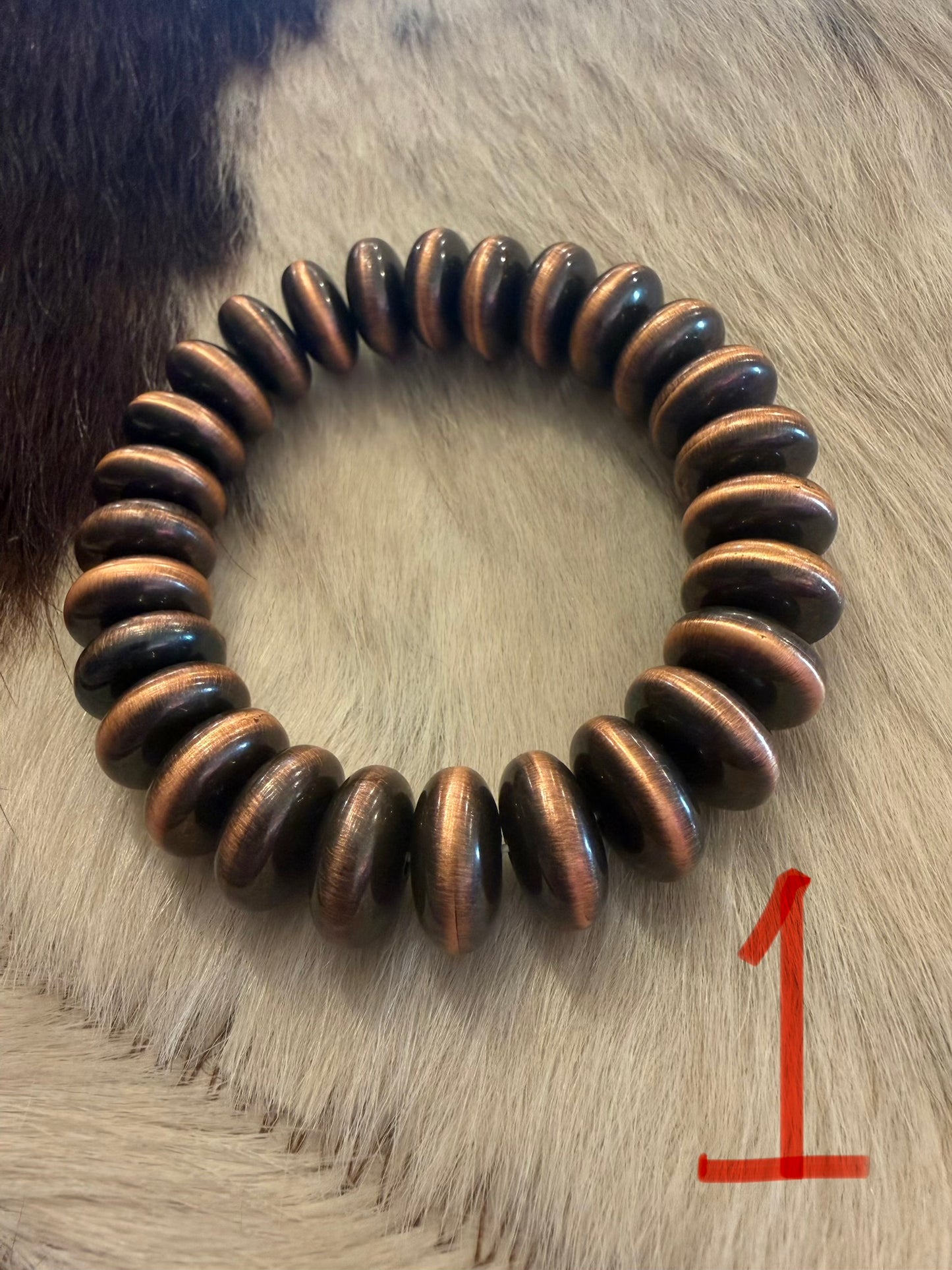 Carver Copper Bracelets - Stretchy