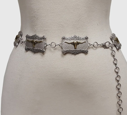 Longhorn Concho Belt