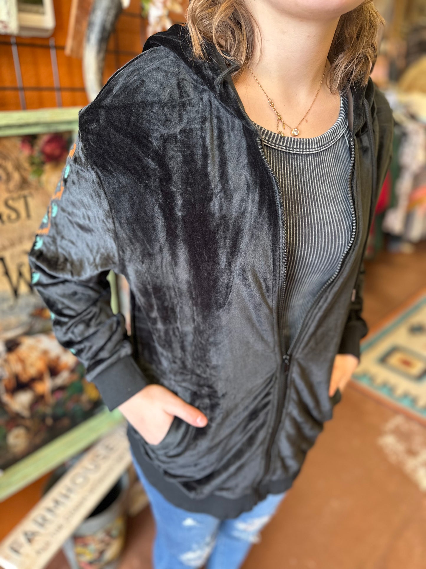 Midnight Trail Zip-Up Jacket