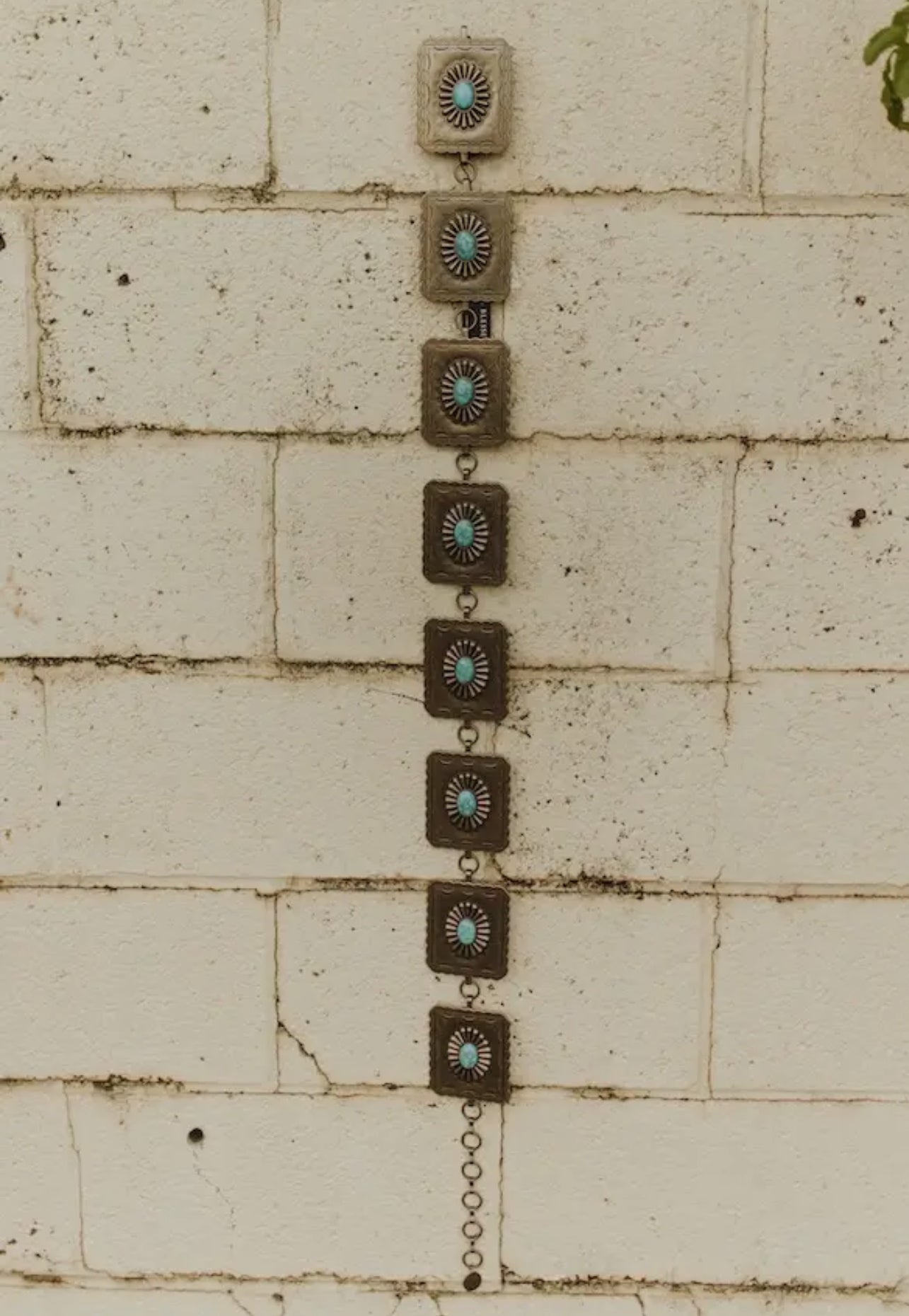 Square Concho Chain Belt