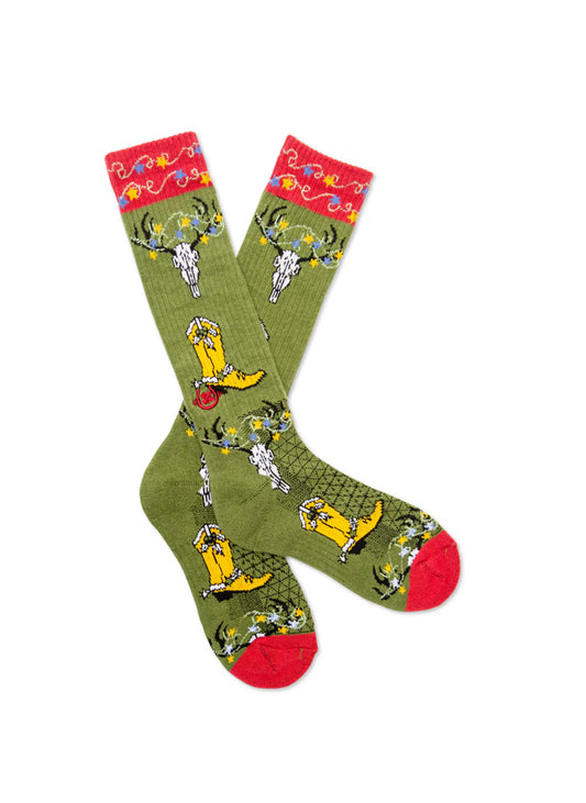 Lucky Chuck Socks -Get A Little Western