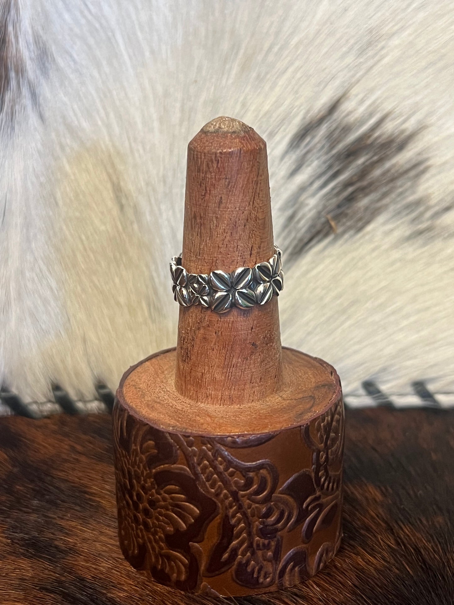 Sterling Silver Coffee Bean Hoops or Ring