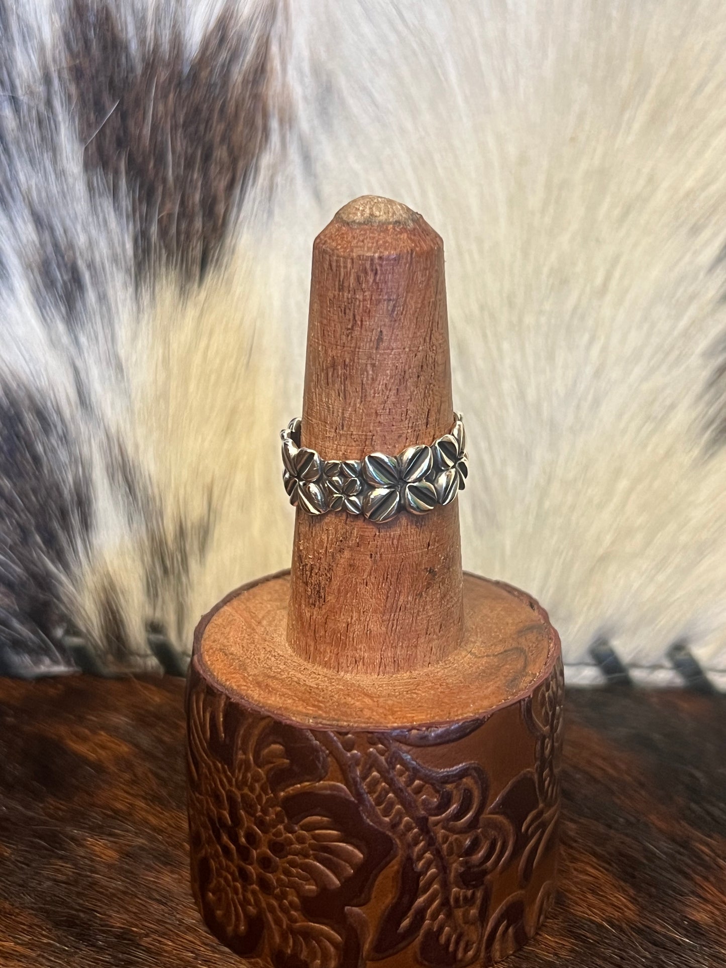 Sterling Silver Coffee Bean Hoops or Ring