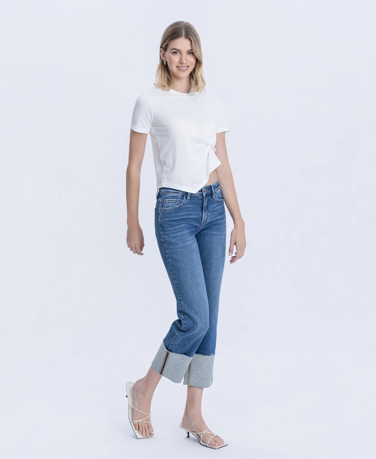 Vervet Medium Dark High Rise Jean 6747