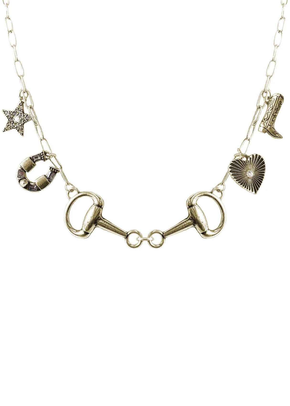 AG HORSEBIT MULTI CHARMS 18"