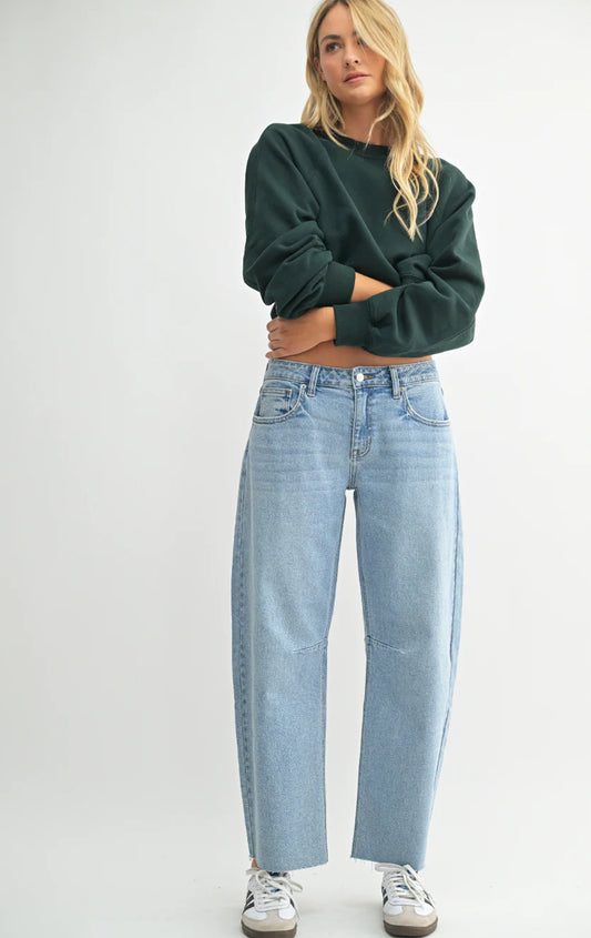 JBD Barrel Jean- Light Denim