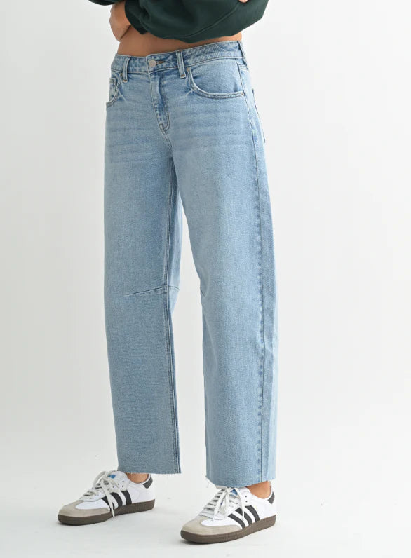 JBD Barrel Jean- Light Denim