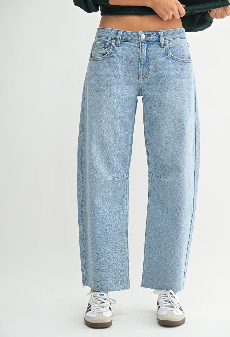 JBD Barrel Jean- Light Denim