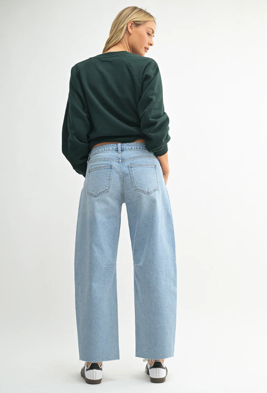 JBD Barrel Jean- Light Denim