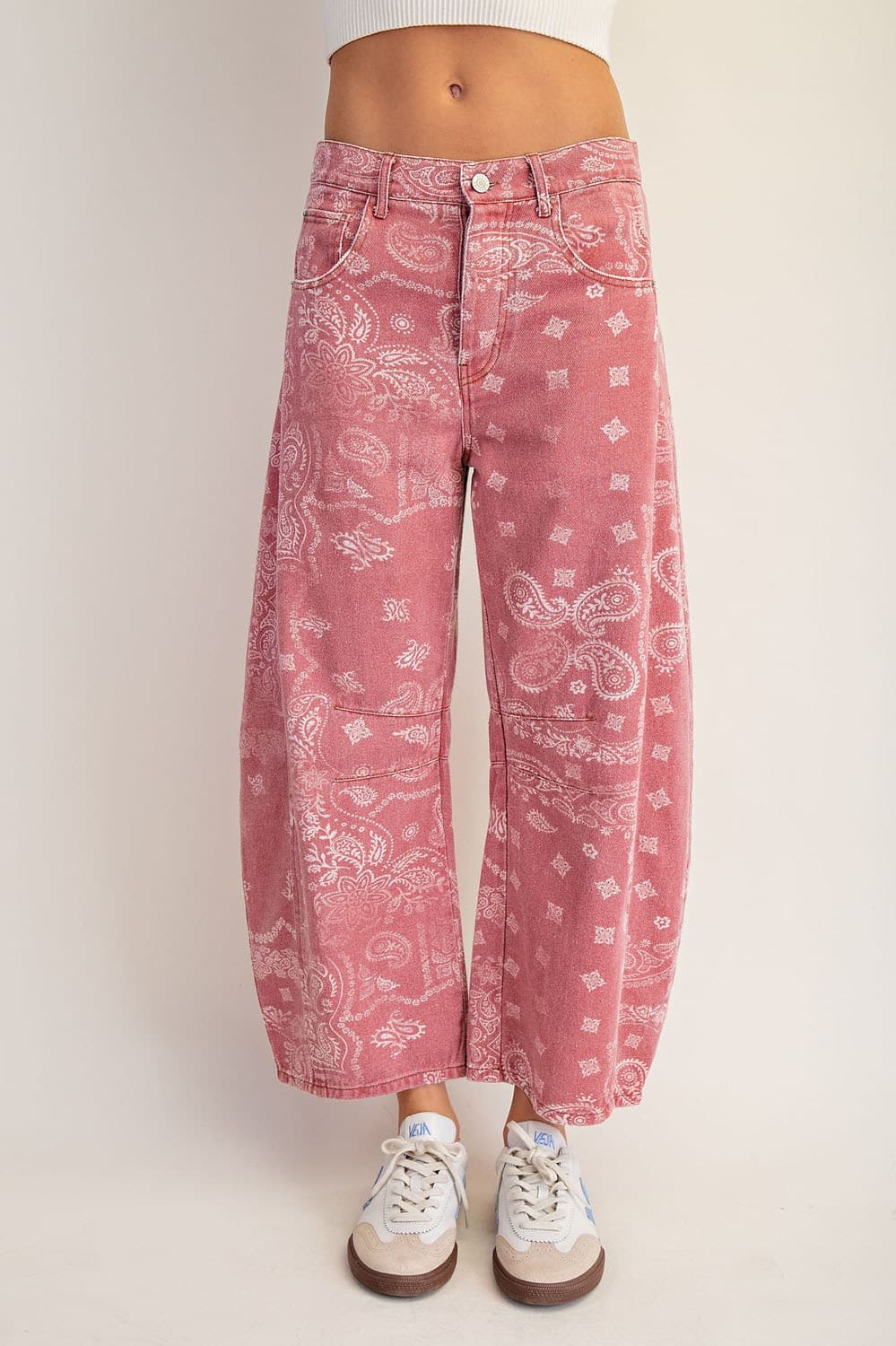 Dusty Rose Bandana Barrels