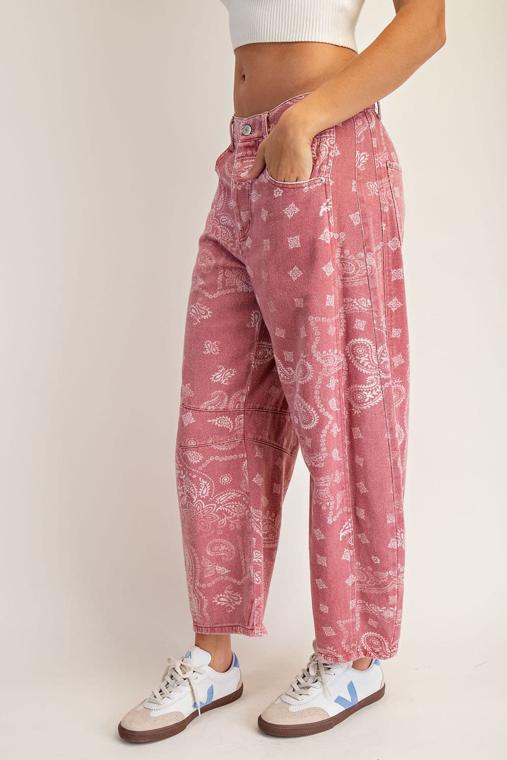 Dusty Rose Bandana Barrels