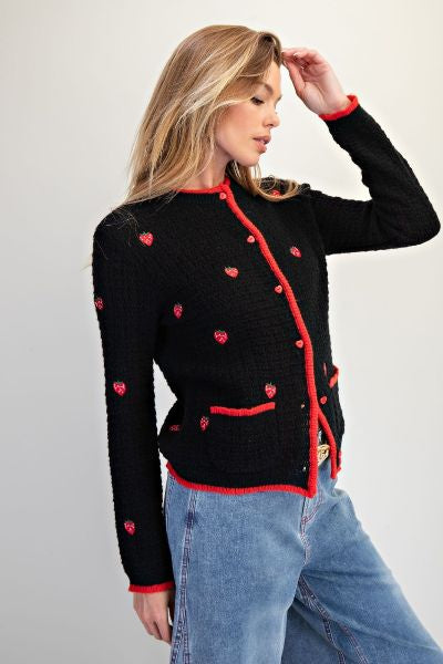Strawberry Field’s Cardigan