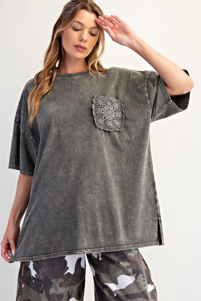 Crochet Pocket Tee
