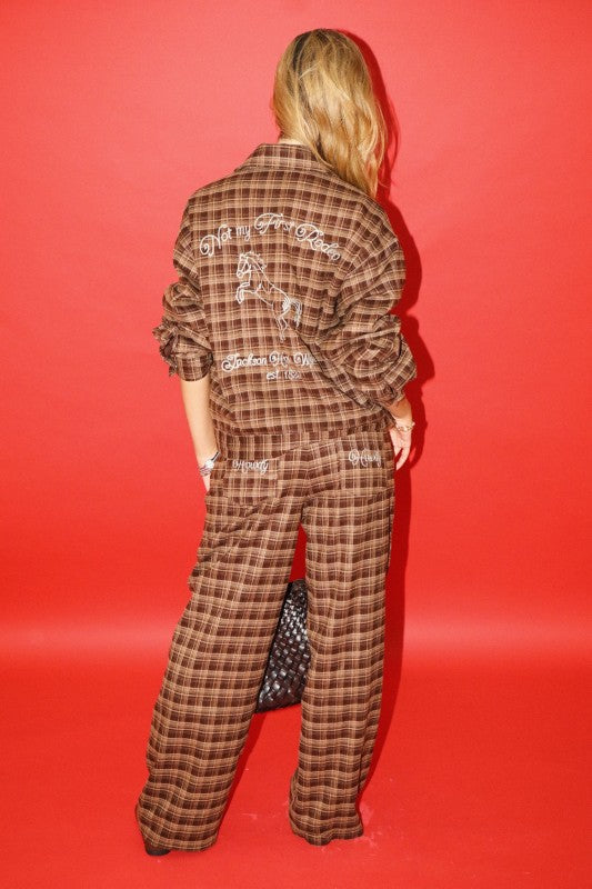 Howdy Cowgirl Plaid Set