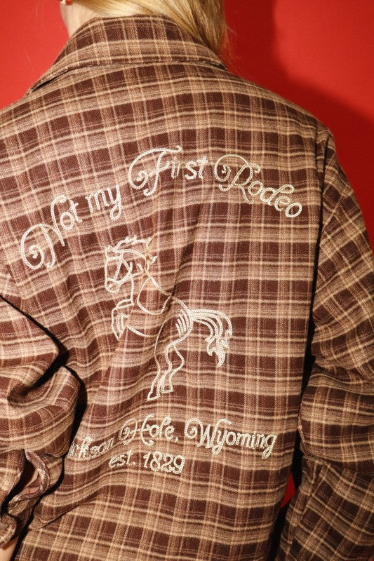 Howdy Cowgirl Plaid Set