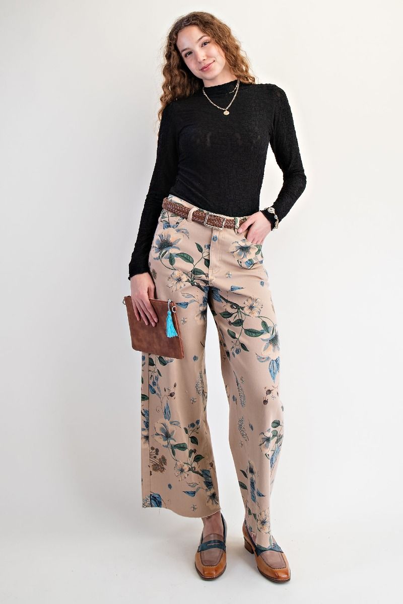 Burnout Fitted Lace Top