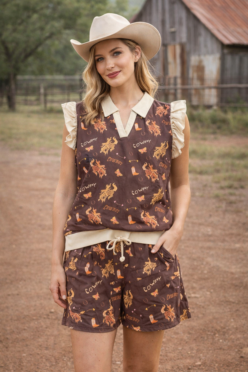 Arrow Sketch Short Set