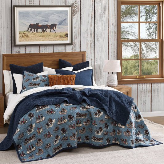 SETTLER REVERSIBLE QUILT SET