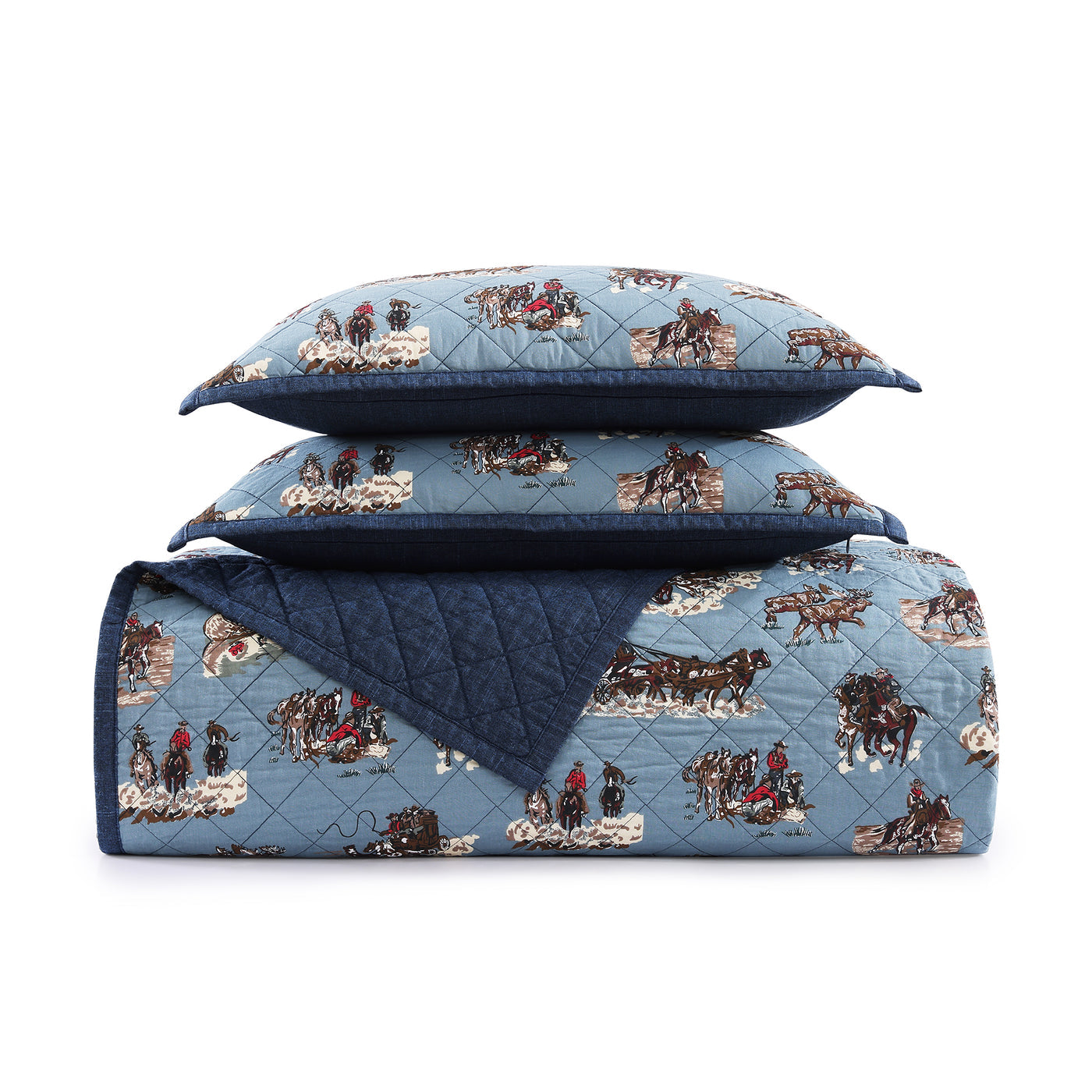 SETTLER REVERSIBLE QUILT SET