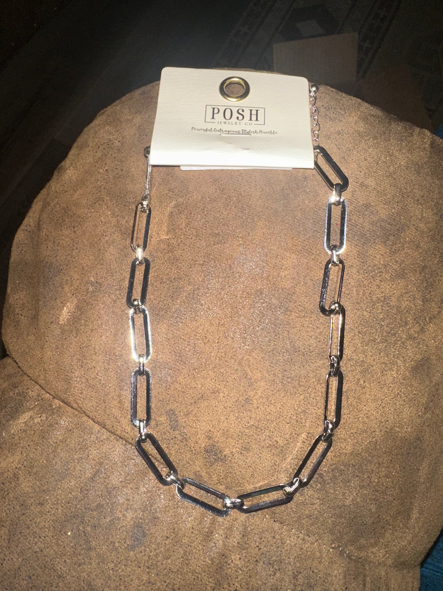 Posh Paperclip Necklace