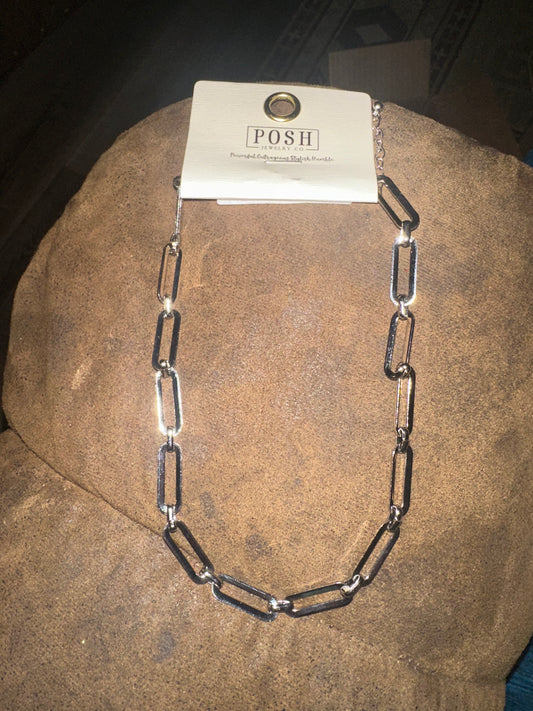 Posh Paperclip Necklace