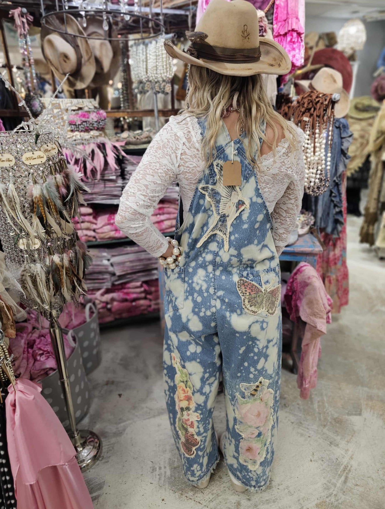 Garden Butterfly Overalls