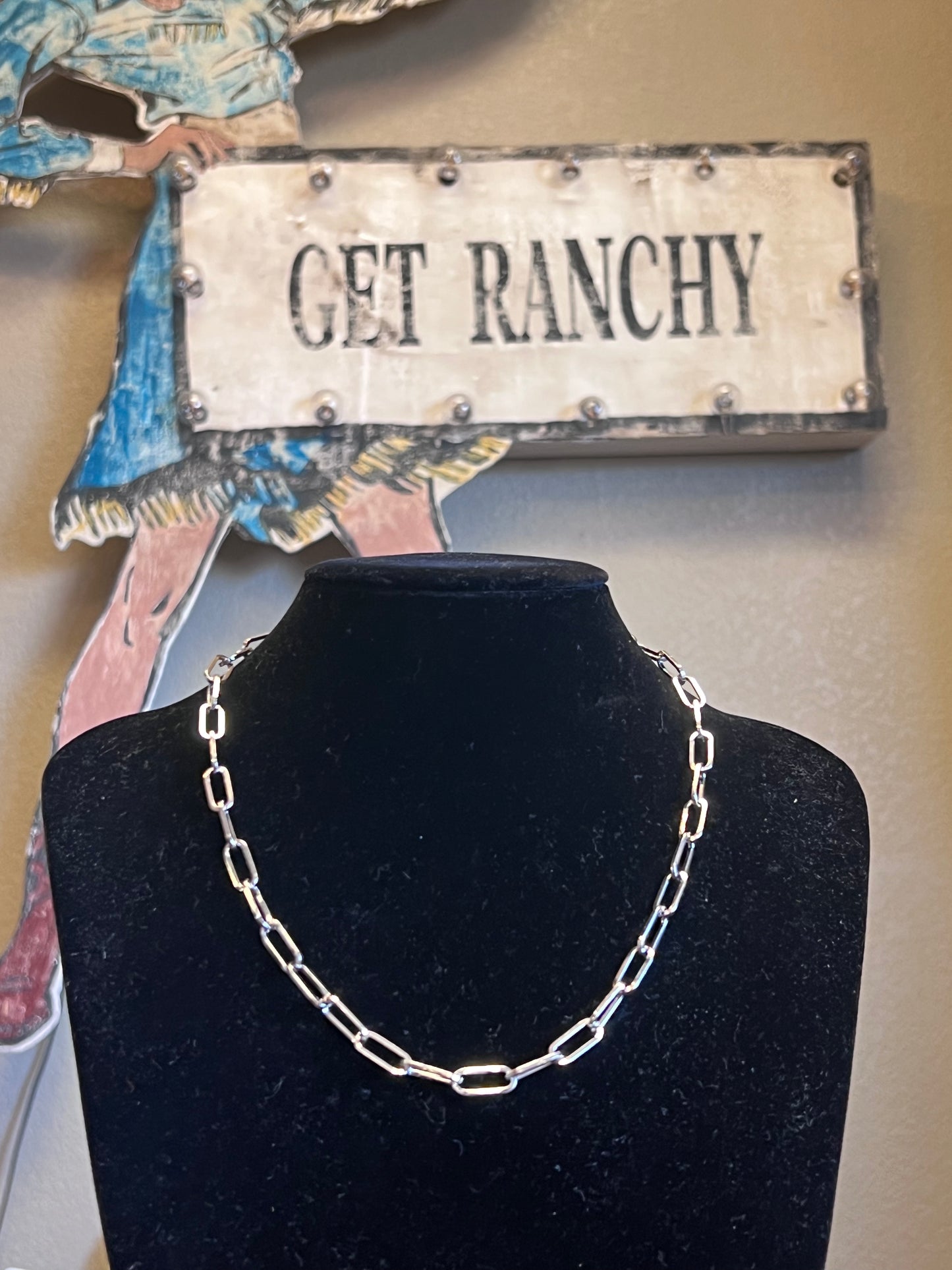 Paper Clip Necklace