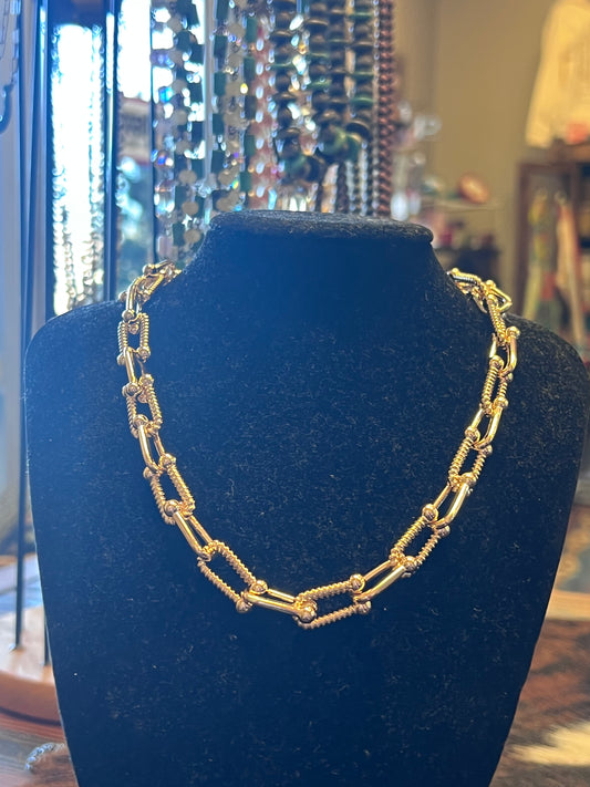 Gold Link Necklace
