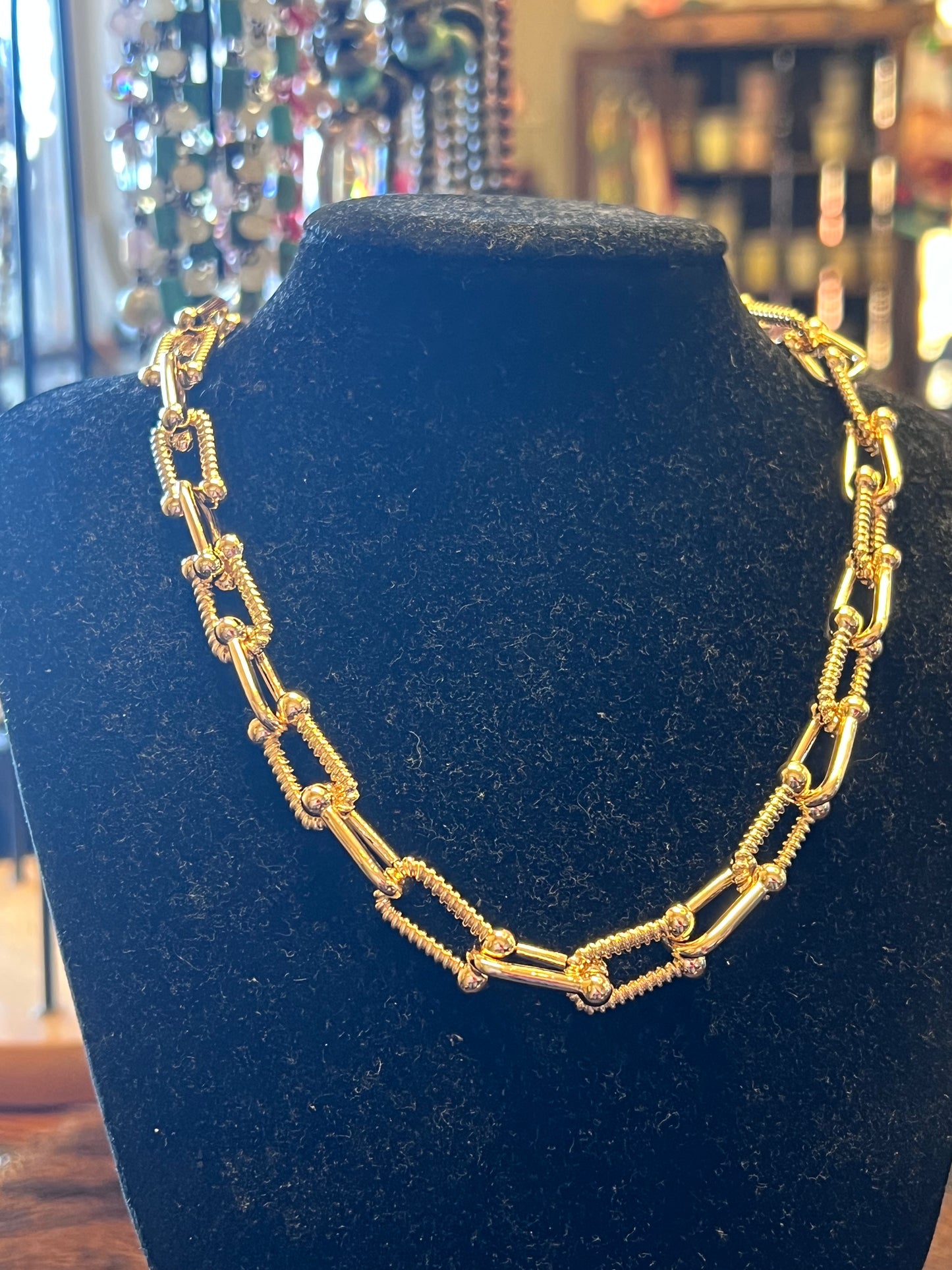 Gold Link Necklace