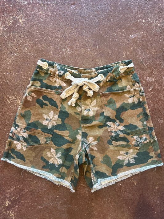 Floral Camo Shorts