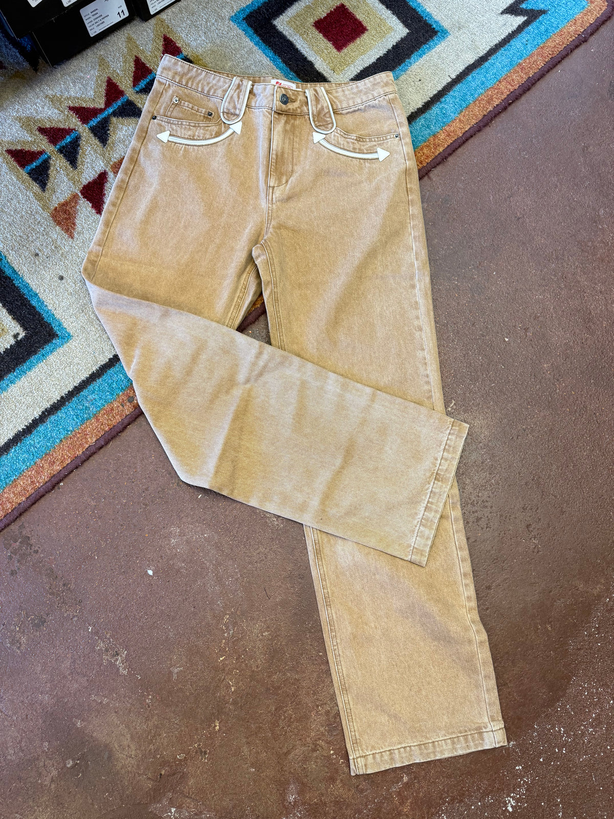 Tan Smiley Pants