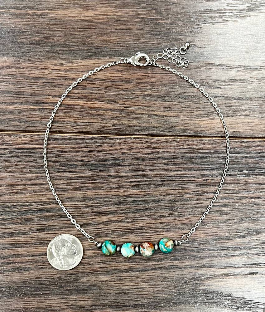 Covington 15" 10mm Round Gemstone Necklace