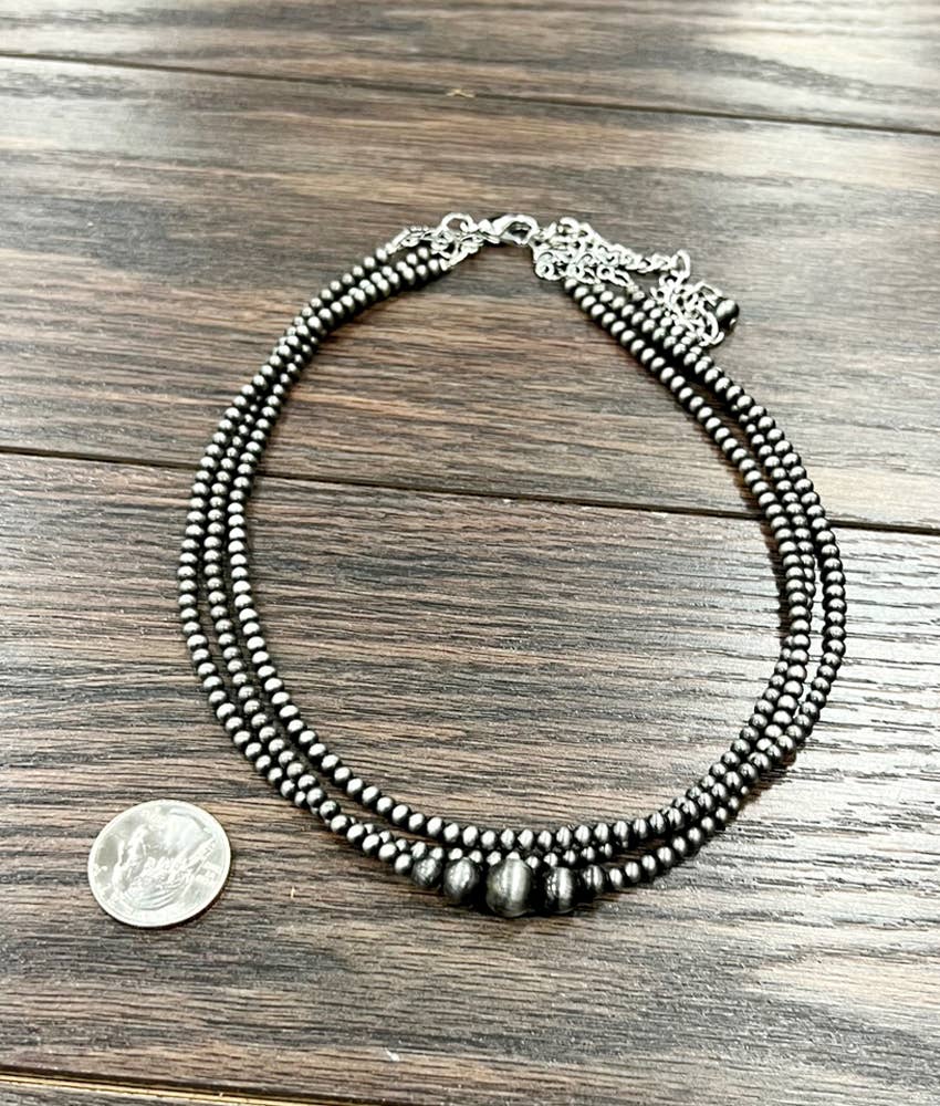 Blue Ridge Handmade Navajo Bead Necklace