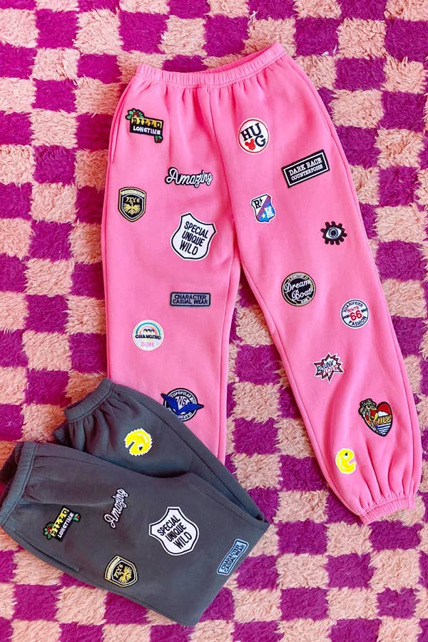 Multi Patches Jogger Pants