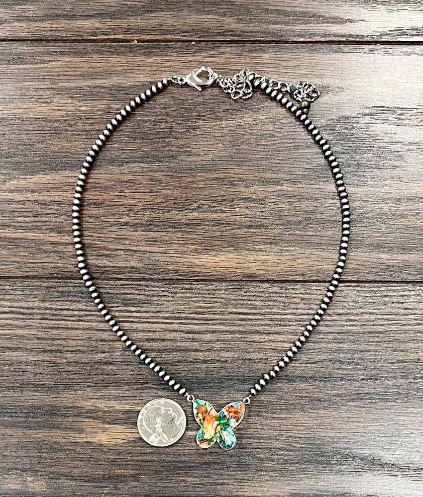 Hooper Handmade Butterfly Necklace